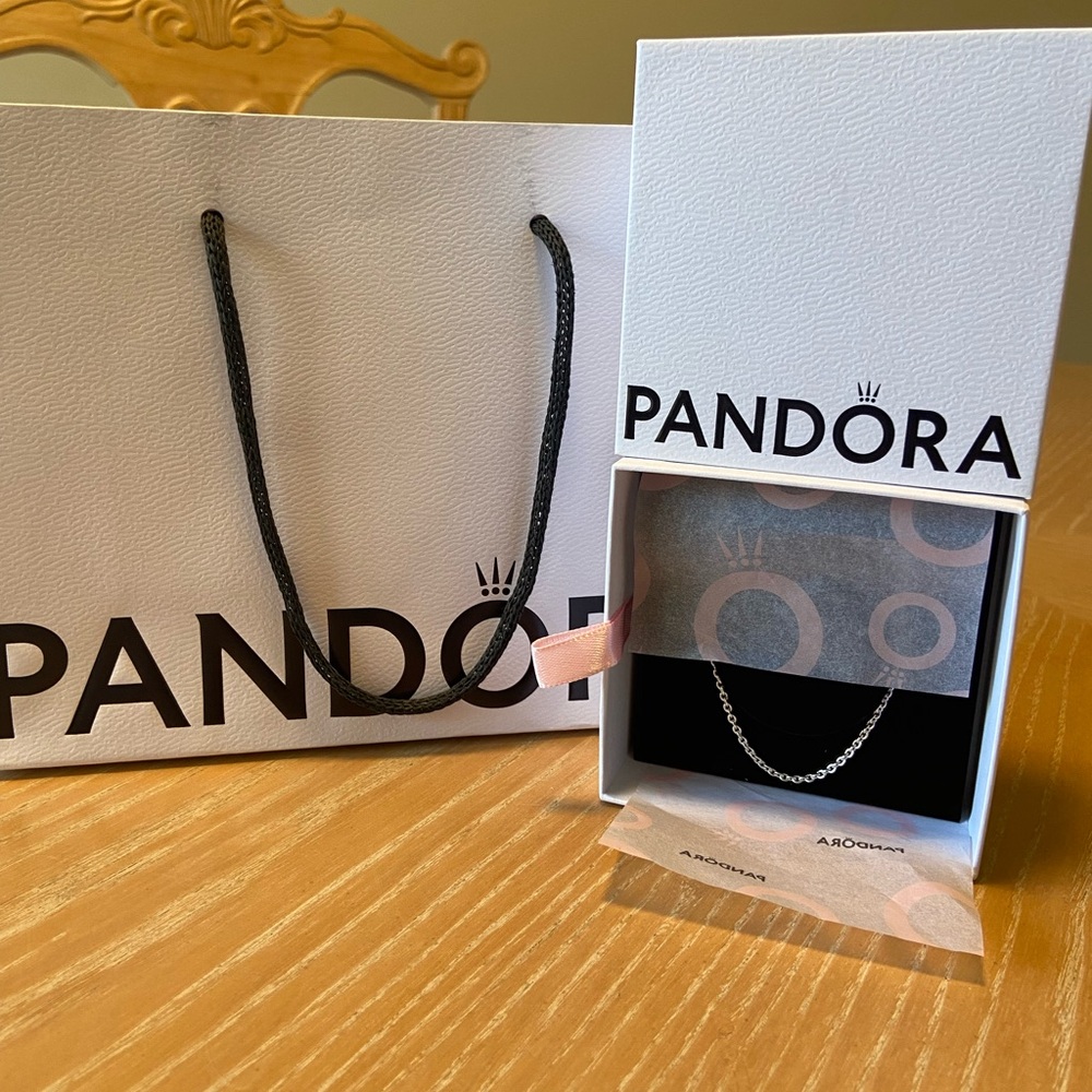 NEW Pandora 17.7” 590200-45 Sterling Silver Necklace Chain